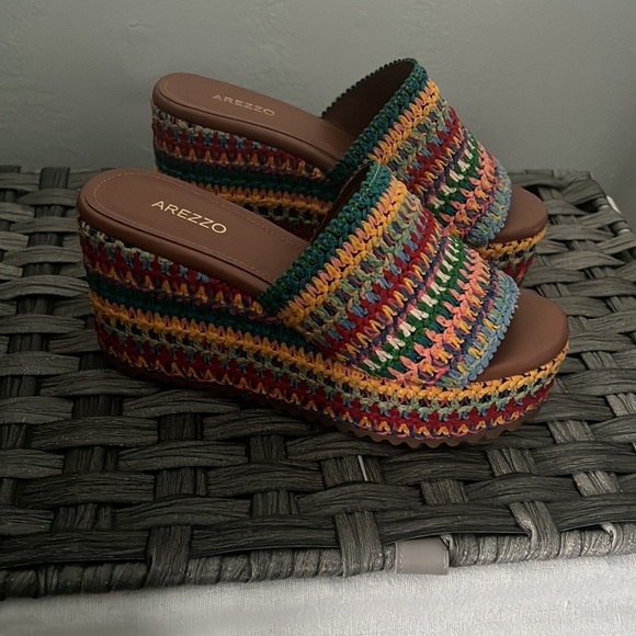Multicolor slide wedges size 5 - Picture 2 of 4